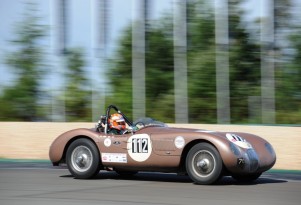 Jaguar C-Type runs at the Oldtimer Grand Prix - image: Jaguar