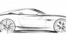 Jaguar C-X16 concept official sketch