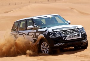 Jaguar Land Rover now extensively testing vehicles in the Middle East