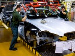 Jaguar XF assembly line