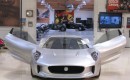 Jaguar C-X75 concept car, Jay Leno's Garage, Burbank, CA, before 2010 Los Angeles Auto Show