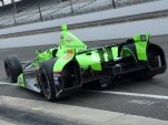 James Hinchcliffe leaves the pits at Indianapolis - Anne Profit photo