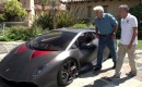 Jay Leno and Maurizio Reggiani discuss the Lamborghini Sesto Elemento