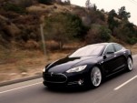 Jay Leno drives Tesla's Model S sedan