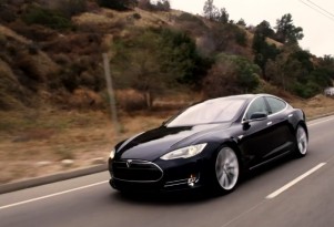Jay Leno Drives 2012 Tesla Model S Electric Car (Video)