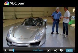Video: Jay Leno's Guided Tour Of The Porsche 918 Spyder