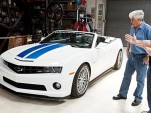 Jay Leno inspects the 2011 Hennessey HPE600 Camaro Convertible