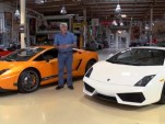 Jay Leno tests the 2012 Lamborghini Gallardo LP 570-4 and the LP 550-2