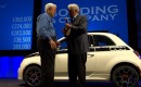 Jay Leno thanks the winning bidder for his generosity