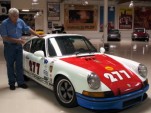 Jay Leno with Magnus Walker's 1971 Porsche 911T