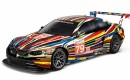 Jeff Koons BMW M3 GT2 Art Car 1:18 scale model