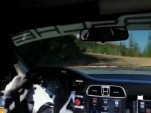 Jeff Zwart drives the 911 GT3 Cup at the 2010 Pikes Peak Hillclimb