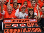 Jenson Button scores 200th Formula 1 GP win in Hungary