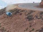 Jeremy Foley and Yuri Kouznetsov crash at Pikes Peak 2012