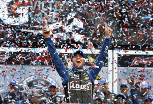 Jimmie Johnson, 2013 Daytona 500 winner - image: Christa L Thomas for Chevrolet