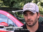Jimmie Johnson, racer and Volt owner. 