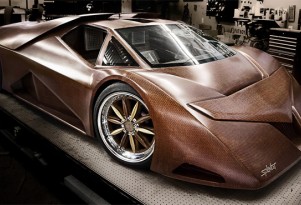Joe Harmon Design Splinter wooden supercar