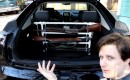 John McDole shows off his Volt's gun rack.