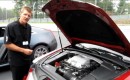 John Rydzewski, assistant chief for GM small-block product team, with 2011 Cadillac CTS-V Coupe