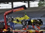 Josef Newgarden was fast - but crashed - Anne Proffit photo