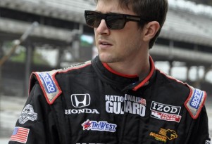 JR Hildebrand at the Indianapolis 500 - Anne Proffit photo