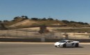 Justice Reed runs his Lamborghini Aventador at Laguna Seca