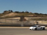 Justice Reed runs his Lamborghini Aventador at Laguna Seca