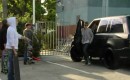 Justin Bieber steps out of his ‘Kahn Branded’ Range Rover in an L.A. car park