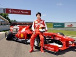 Kamui Kobayashi tests Ferrari’s 2010 F1 car at Fiorano