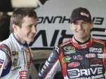 Kasey Kahne and Jeff Gordon share a laugh - NASCAR photo