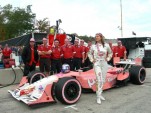 Katherine Legge and her PKV Champ Car team at Road America in 2006 - Anne Proffit photo