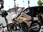 Keira Knightley rides a Ducati for Chanel