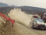 Ken Block and Alex Gelsomino in the 2012 WRC Rally Mexico