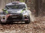 Ken Block and Alex Gelsomino testing for the 2012 Rally in the 100 Acre Wood