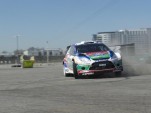 Ken Block and Mikko Hirvonen at DiRT 3 launch in London