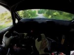 Ken Block tears through practice for the 2012 Rally Finland