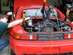 Kinner R-55 radial-powered Toyota MR2