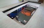 Through-Floor Living Room Lamborghini Garage? Totally Doable.