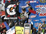 Kyle Busch celebrates in Fontana - image: Kyle Busch Motorsports