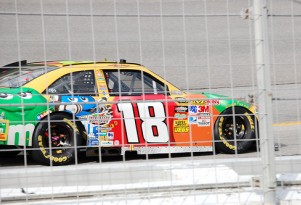 Kyle Busch zooms to victory at Kentucky Speedway. Photo courtesy of Flickr user Duane Tate.
