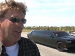 LA Custom Coach's Challenger SRT8 limo ensures you'll make the wedding on time.