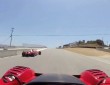 Laguna Seca, from the engine cover of a Ferrari 333 SP