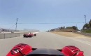 Laguna Seca, from the engine cover of a Ferrari 333 SP