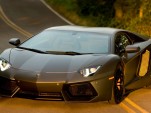 Lamborghini Aventador LP 700-4 on the set of Transformers 4 movie
