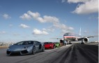 Lamborghini Aventador Roadsters Take To Miami Airport Runway: Video