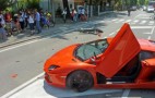 Lamborghini Aventador Crashes Into Motorbike In Italy
