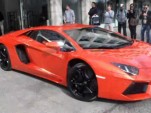 Lamborghini Aventador LP700-4 on the streets of Berlin