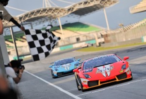 Lamborghini Blancpain Super Trofeo race at Malaysia’s Sepang International Circuit