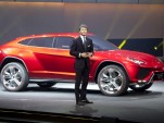 Lamborghini CEO Stephan Winkelmann and the 2012 Urus SUV concept