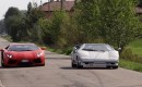 Lamborghini Aventador and Countach